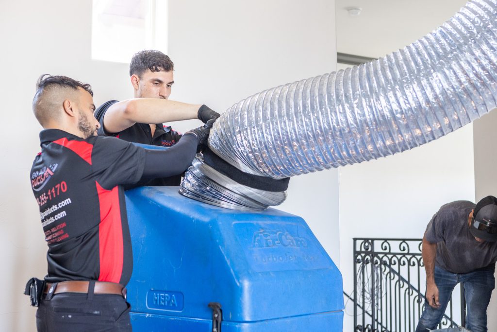 Promotional image for Go Air Ducts insulation services.